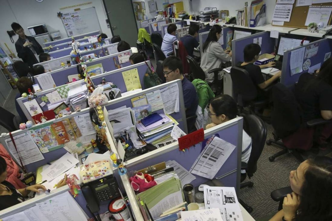 Sourcing temporary work space and other facilities for meetings and teleconference calls can be a challenge in Hong Kong, where office space comes at a premium. Photo: Nora Tam