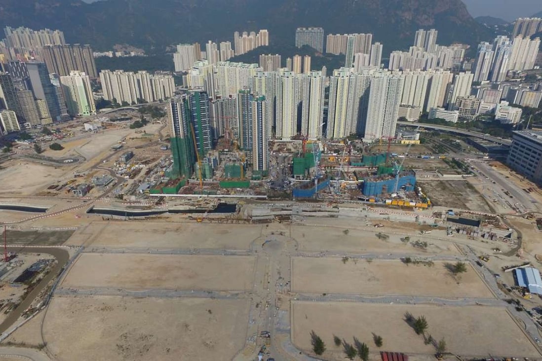 A general view of the Kai Tak site. CR Land was among the 15 bidders for the latest plot at the site, tenders for which closed on Friday. Photo: Bruce Yan
