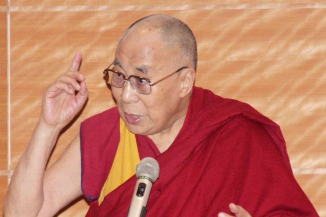 The Dalai Lama speaks in Tokyo in November. Photo: Kyodo
