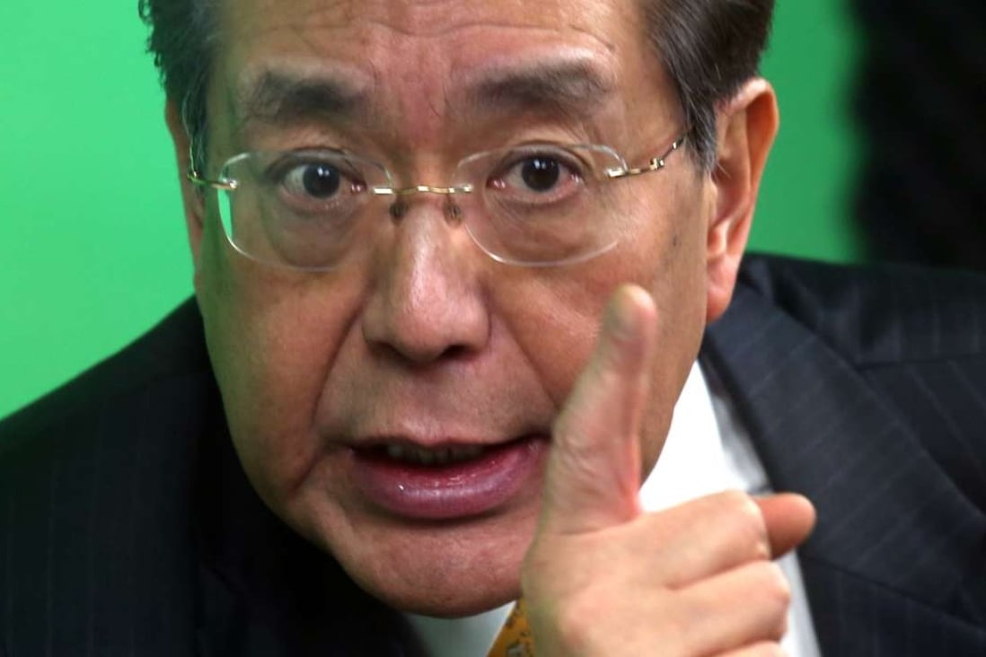 Professor Arthur Li Kwok-cheung has slammed chief executive candidate John Tsang for his laid back attitude. Photo: Nora Tam
