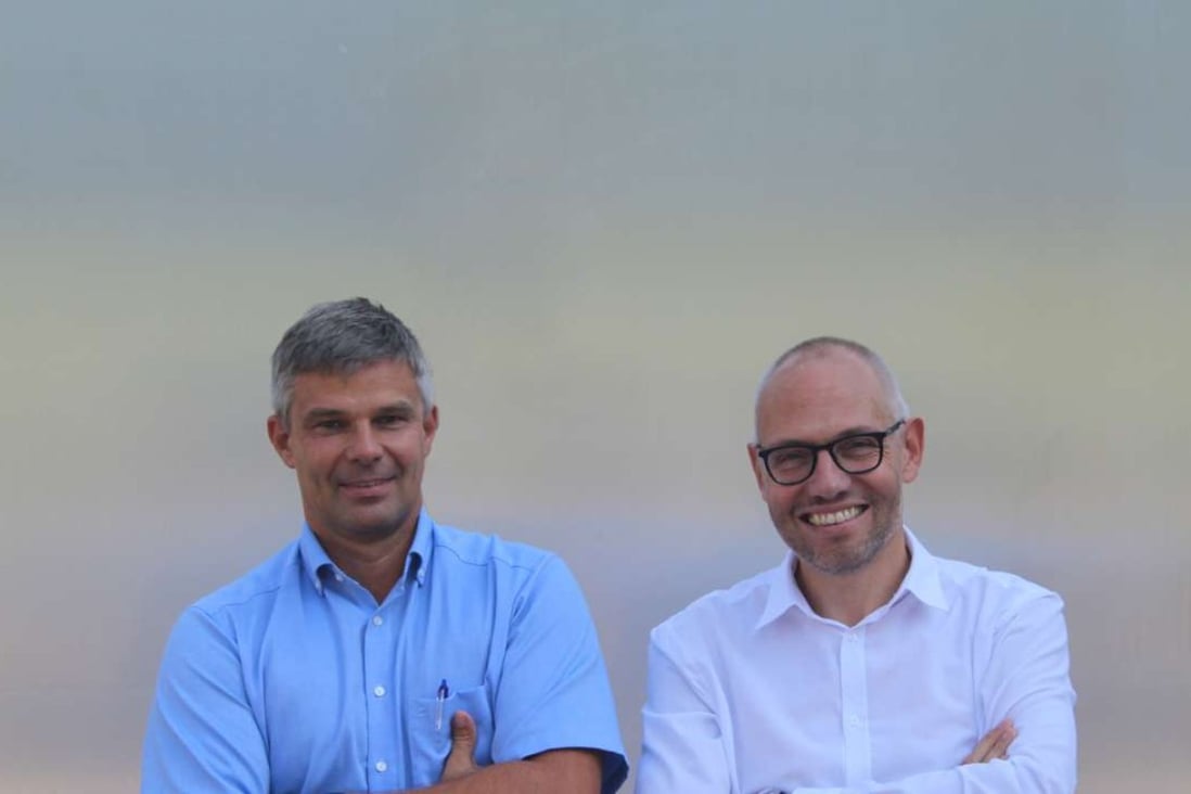 (From left): Karsten Güdemann, CEO; and Manuel Steiner, chief technology officer