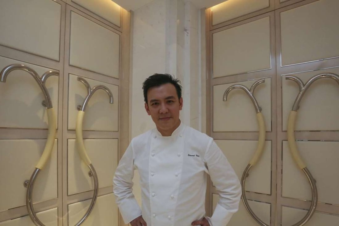 Edward Voon, executive chef of Le Pan, in Kowloon Bay. Picture: Jonathan Wong