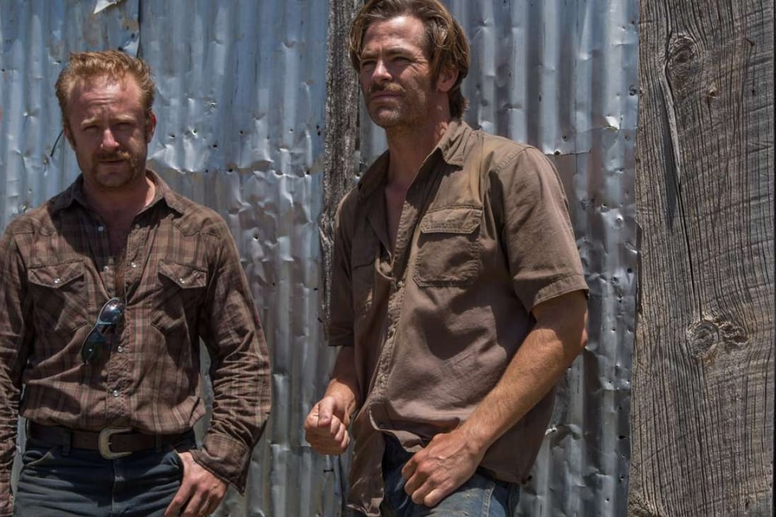 Ben Foster, left, and Chris Pine in the heist thriller Hell or High Water (category: IIB), directed by David Mackenzie. The film also stars Jeff Bridges