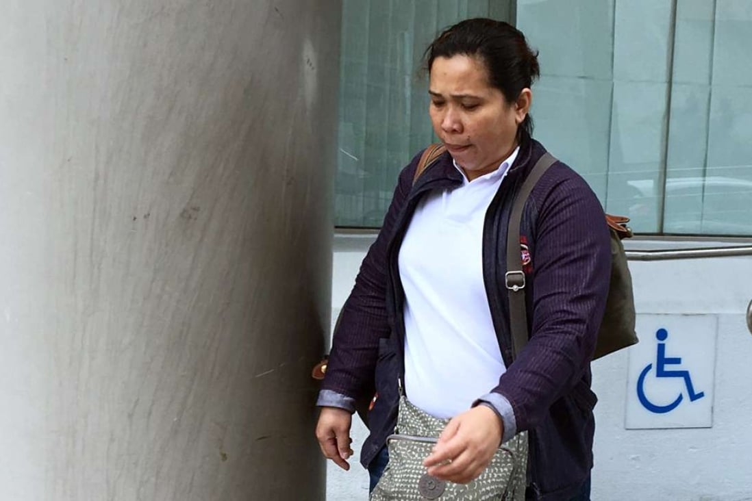 Mildred Nilo Ladia, 40, is her family’s sole breadwinner, her lawyer told the court. Photo: Jasmine Siu