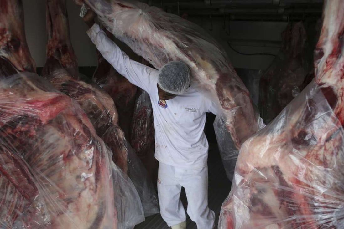 The tainted meat and corruption scandal in Brazil prompted a recall in Hong Kong. Photo: AP