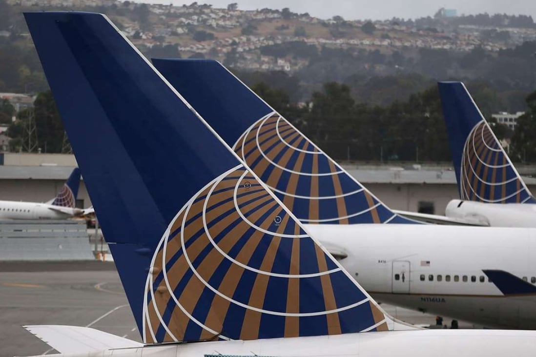 United Airlines aircraft on the tarmac at San Francisco International Airport. Photo: AFP