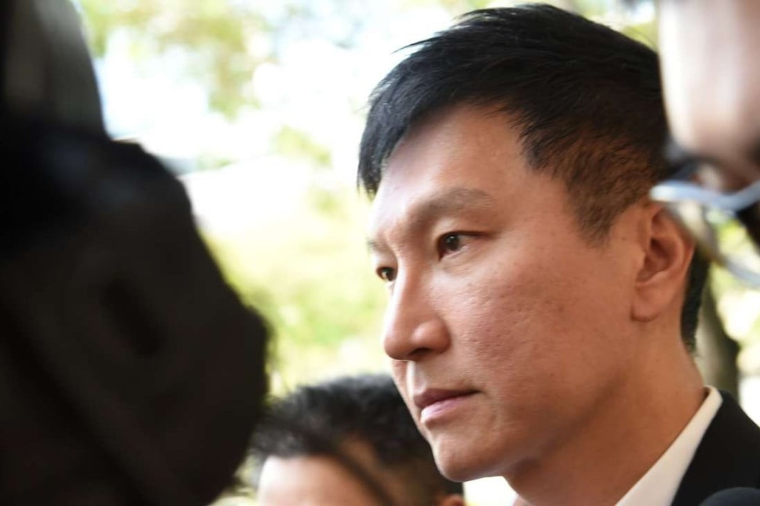 Kong Hee, the lead pastor of the City Harvest Church leaves the Supreme court in Singapore. Photo: AFP