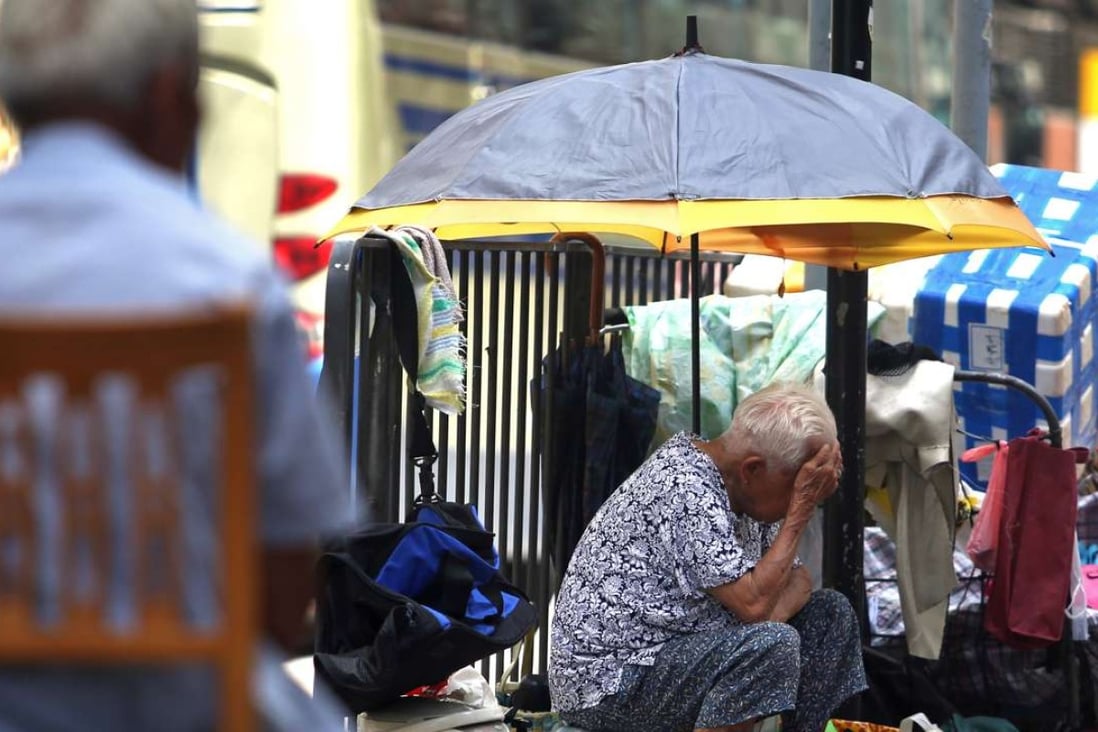 Of Hong Kong’s 18 districts, Sham Shui Po has the highest rate of poverty. Photo: Sam Tsang