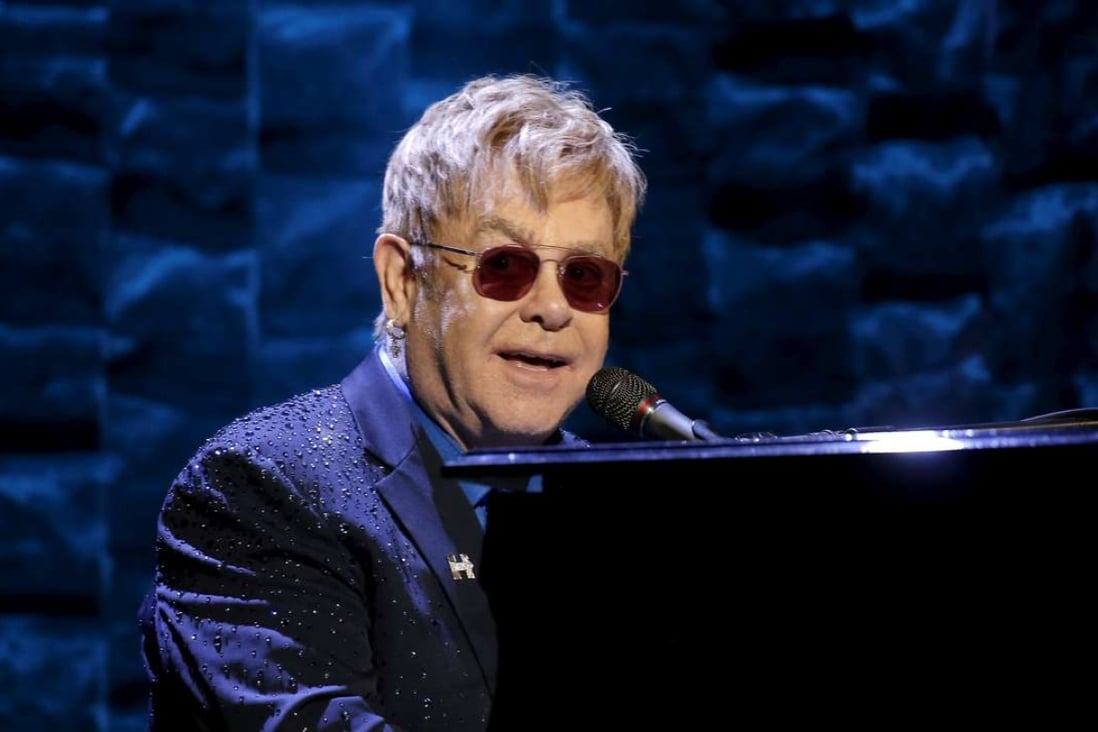 Singer Elton John performs at the Hillary Victory Fund "I'm With Her" benefit concert for U.S. Democratic presidential candidate Hillary Clinton at Radio City Music Hall in New York City, March 2, 2016. The singer was nearly killed when he was taken violently ill during his recent tour. Photo: Reuters