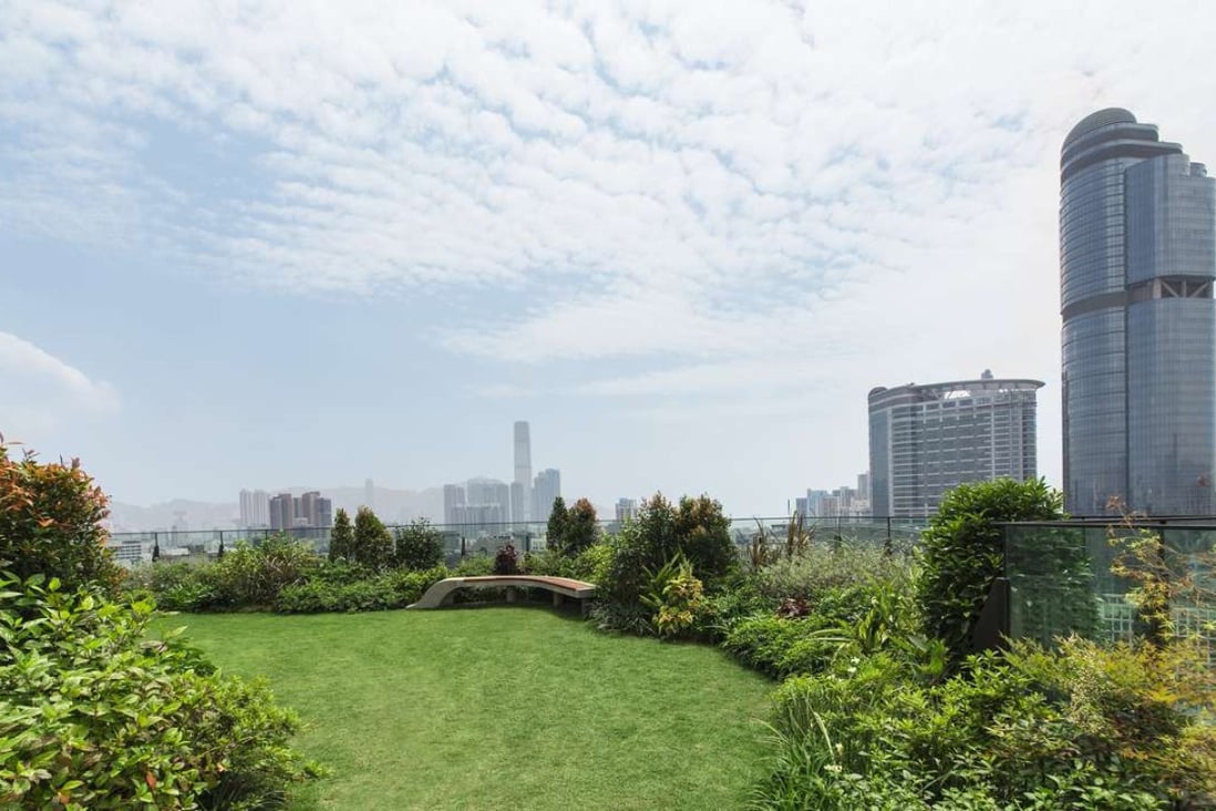 The rooftop of Skypark has plenty of plants and even an area where residents can grow their own vegetables. Photo: Courtesy of Skypark