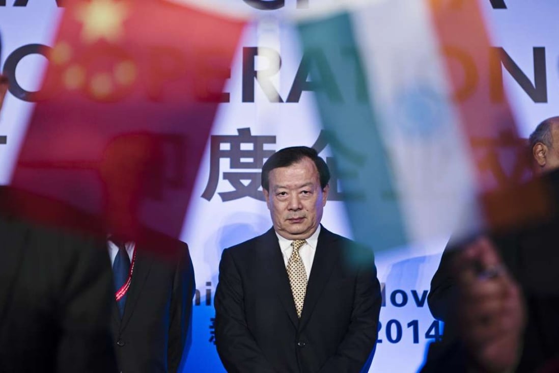 Xia Baolong visits India for a business conference in 2014 while Communist Party boss of Zhejiang province. Xia and President Xi Jinping worked together for more than four years. Photo: Bloomberg