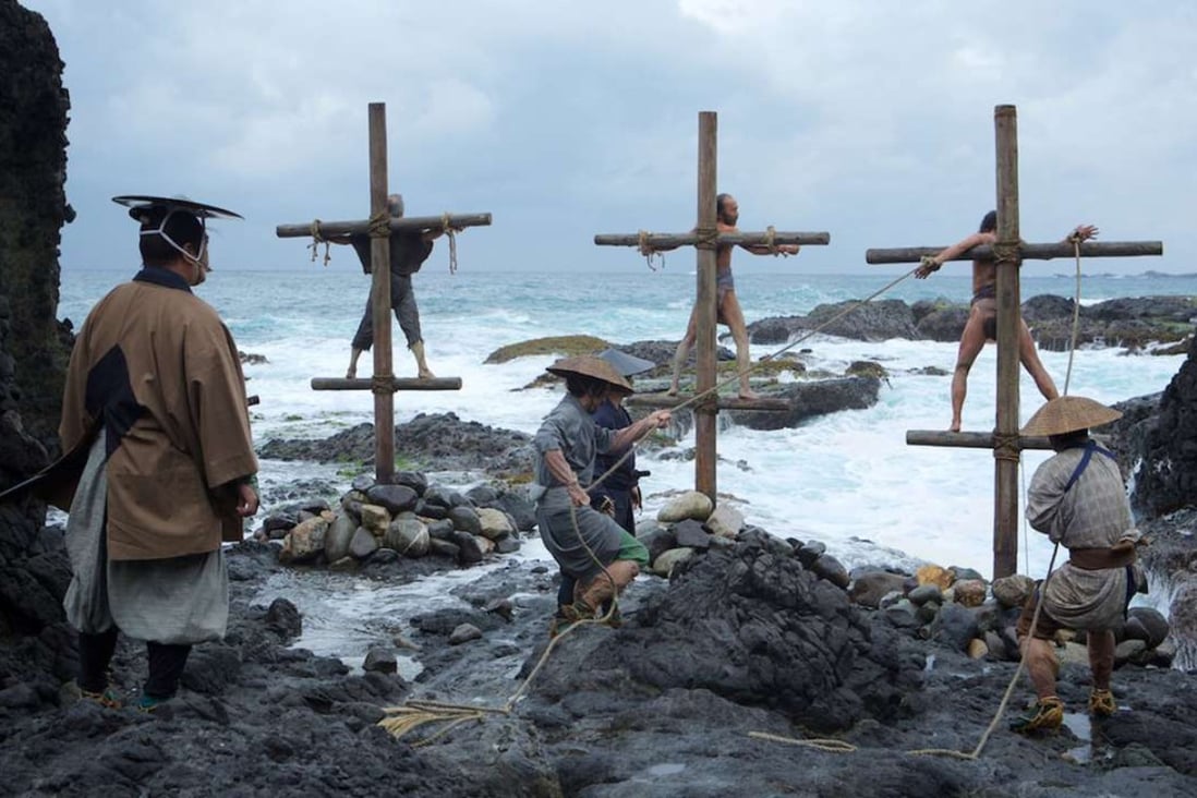 A still from the movie Silence about the purge of Christians in 17th century Japan.