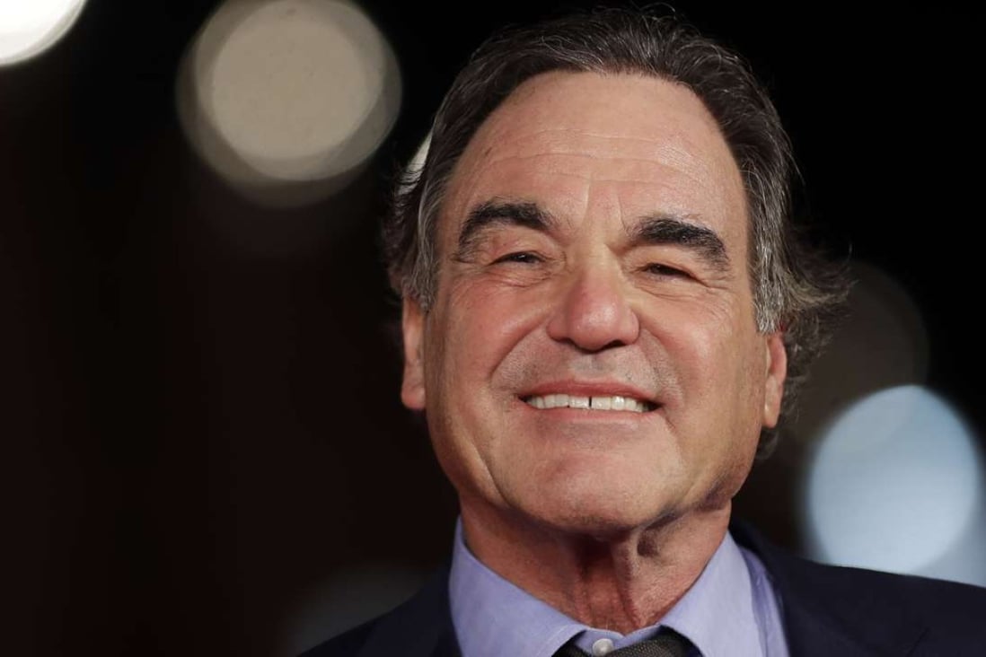 Director Oliver Stone conducted a dozen interviews with the Russian president for The Putin Interviews, which will begin to air on US TV network Showtime on June 12. Photo: AFP