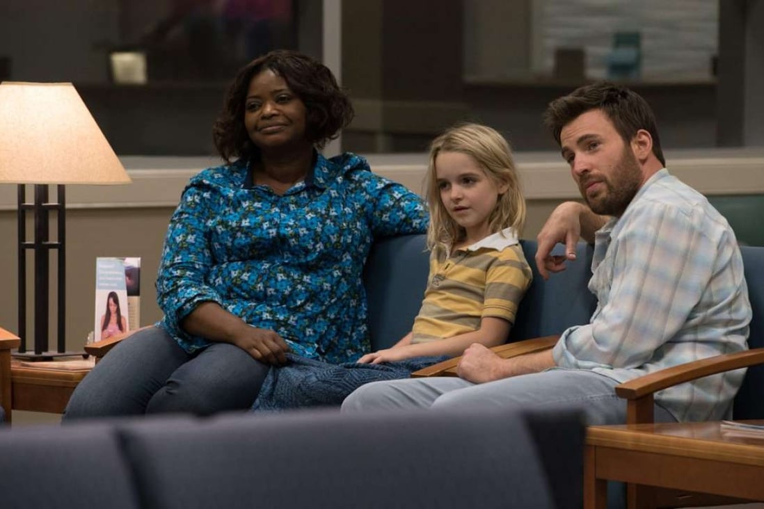 From left: Octavia Spencer, Mckenna Grace and Chris Evans in a still from Gifted (category IIA), directed by Marc Webb.