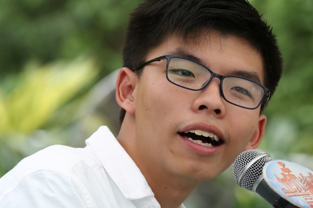 Joshua Wong has become a face of political activism in Hong Kong. Photo: Jonathan Wong