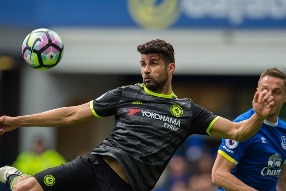 Chelsea’s Diego Costa has again been closely linked a move to China. Photo: EPA