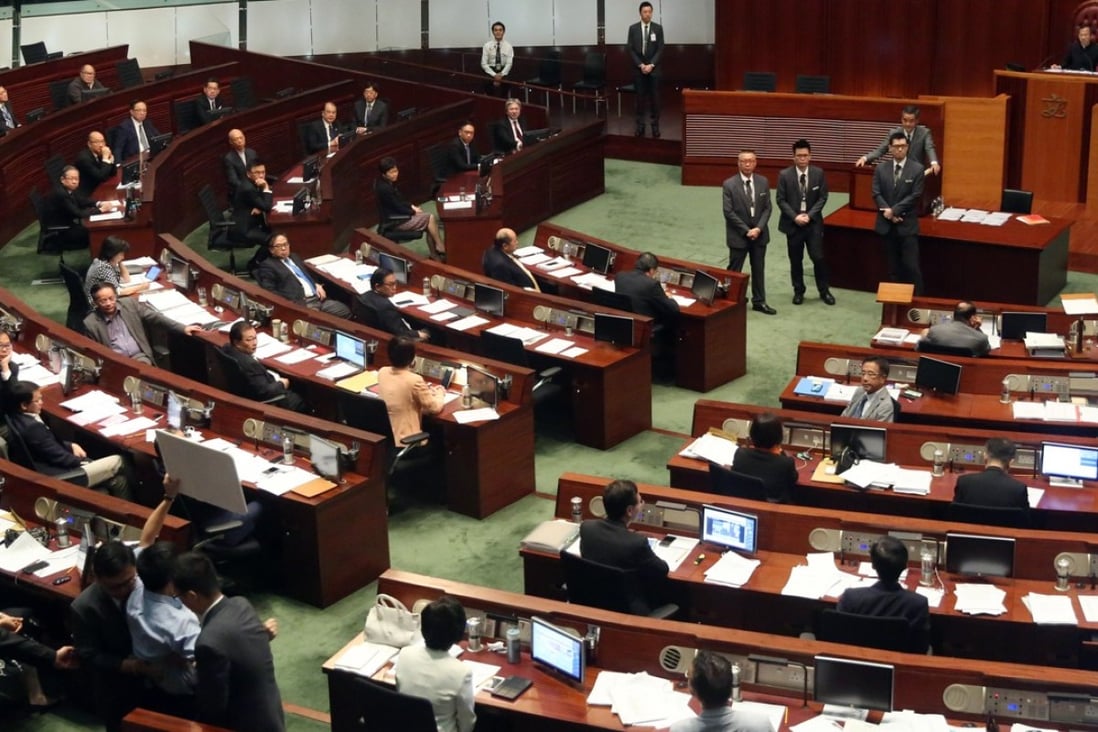 The Legislative Council needs to discuss reviewing the minimum wage every 12 months. Photo: Sam Tsang