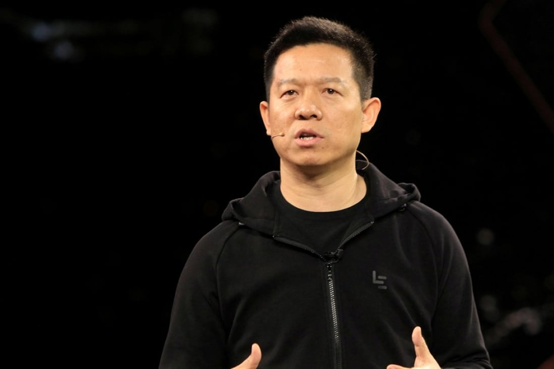 Jia Yueting, the founder and chairman of LeEco, described Yidao Yongche getting an official online car-hailing operating license from the Beijing government as a historic turn. Photo: Reuters