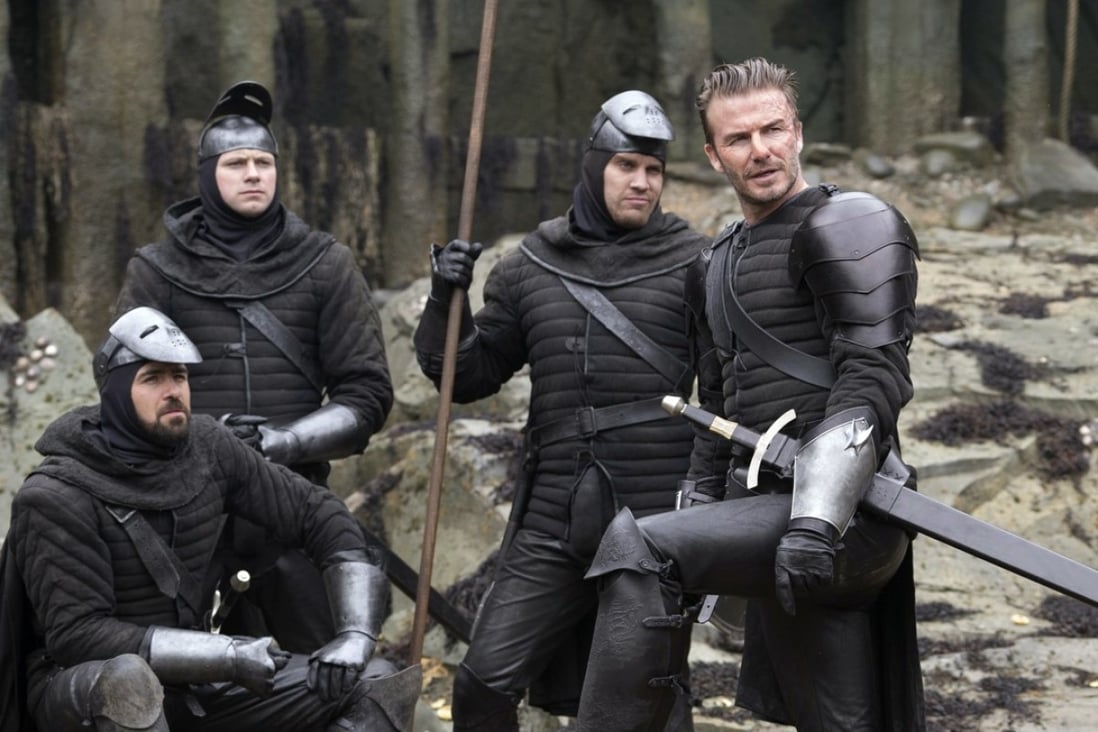 David Beckham in a scene from King Arthur: Legend of the Sword. Photo: Warner Bros. Pictures via AP