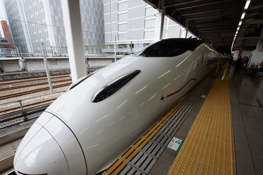 Japan is stepping up efforts to win a Malaysia-Singapore high-speed railway project by sending a high-level mission to Kuala Lumpur to campaign for the adoption of the shinkansen bullet train system. Photo: Bloomberg