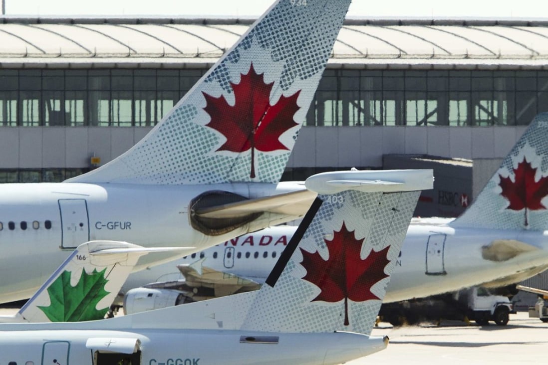 Not allowed to board Air Canada flight. Photo: Reuters