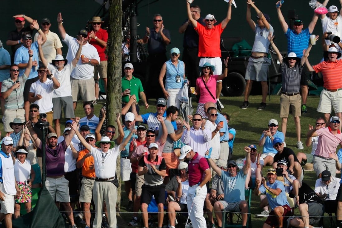 Sergio Garcia struck a hole-in-one on the signature 17th at TPC Sawgrass on a tough day for the world’s best. Photo: AFP