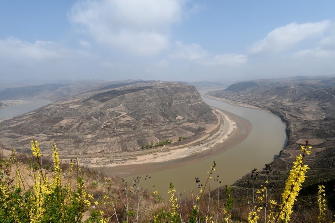 The Yellow River as passes through Yonghe County in Shanxi province. Photo: Xinhua