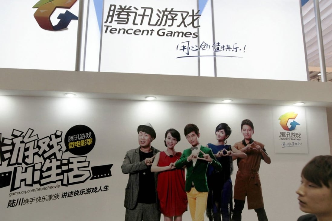 Shenzhen-based Tencent is projected to post a net profit of 13.5 billion yuan for the first quarter of 2017 on the strength of its smartphone game business. Photo: Reuters