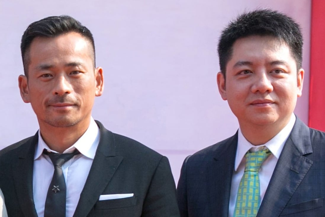 Suncity Group founder Alvin Chau (left) and chief investment officer Andrew Lo, who was attacked in North Point on Saturday morning. Photo: Handout