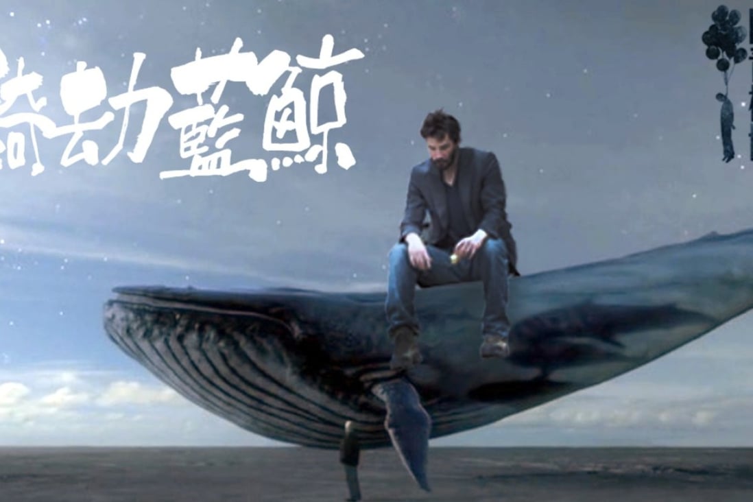 An image from the ‘Hijack Blue Whale’ campaign. Photo: Handout