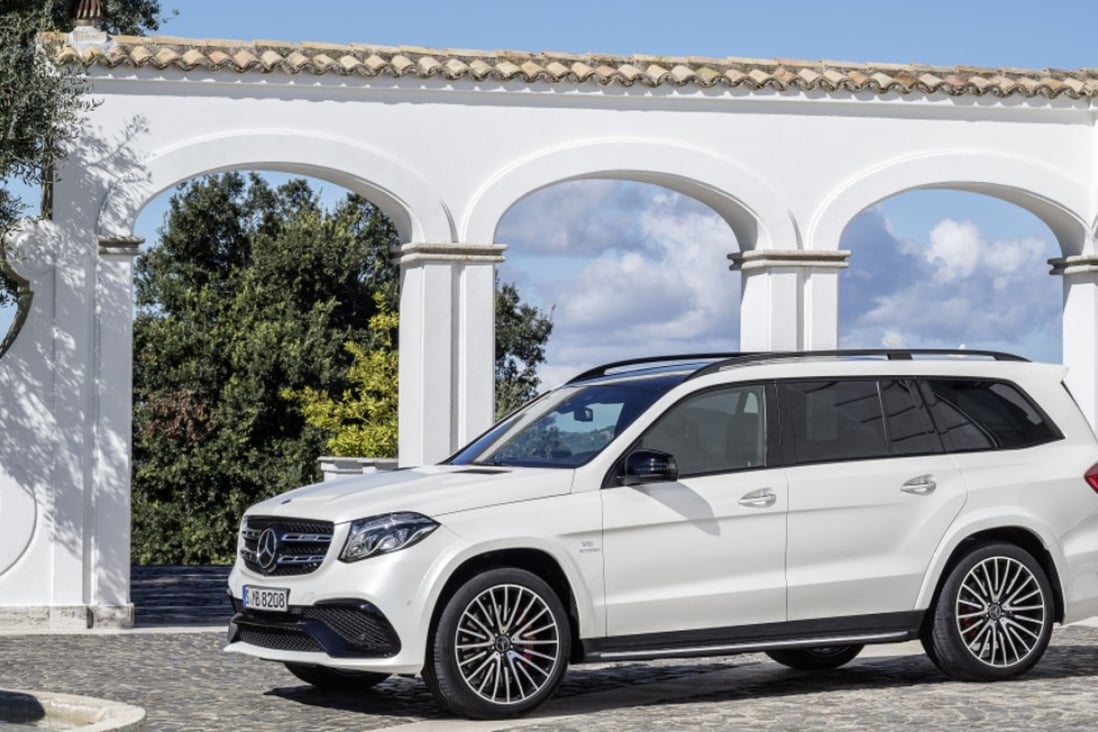 German automaker Mercedes-Benz is pricing the GLS 400, the most basic model of the luxury sport utility vehicle range, from HK$1.13 million. Pictured is the top end GLS 63 4MATIC. Photo: Handout