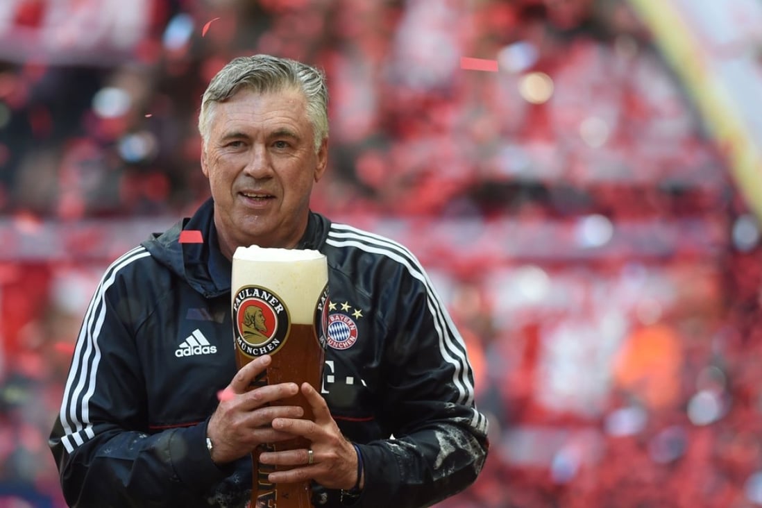 Soaked Carlo Ancelotti Hails Retiring Philipp Lahm And Xabi Alonso As Bayern Celebrate Bundesliga Title South China Morning Post