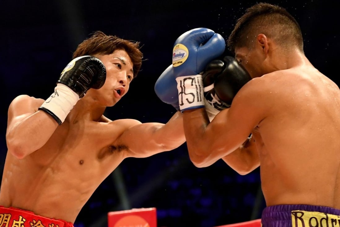 Japan’s Naoya Inoue on his way to an easy victory against American Ricardo Rodriguez in Tokyo. Photo: AFP