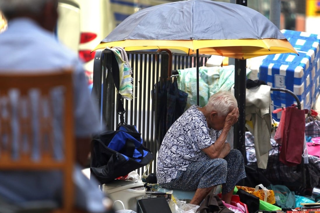 Hong Kong has enjoyed great economic success over the past two decades, but the official poverty rate stood at 14.3 per cent in 2015. Photo: Sam Tsang