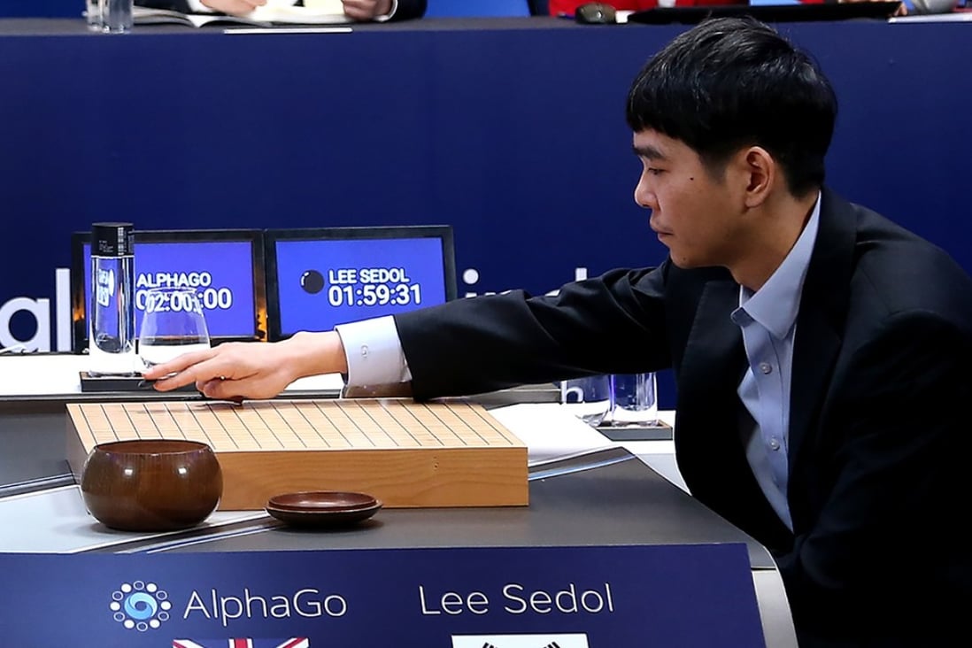 Lee Sedol, one of the greatest modern players of the ancient board game Go, takes on Google DeepMind in Seoul. He lost the match 4-1. Photo: AFP