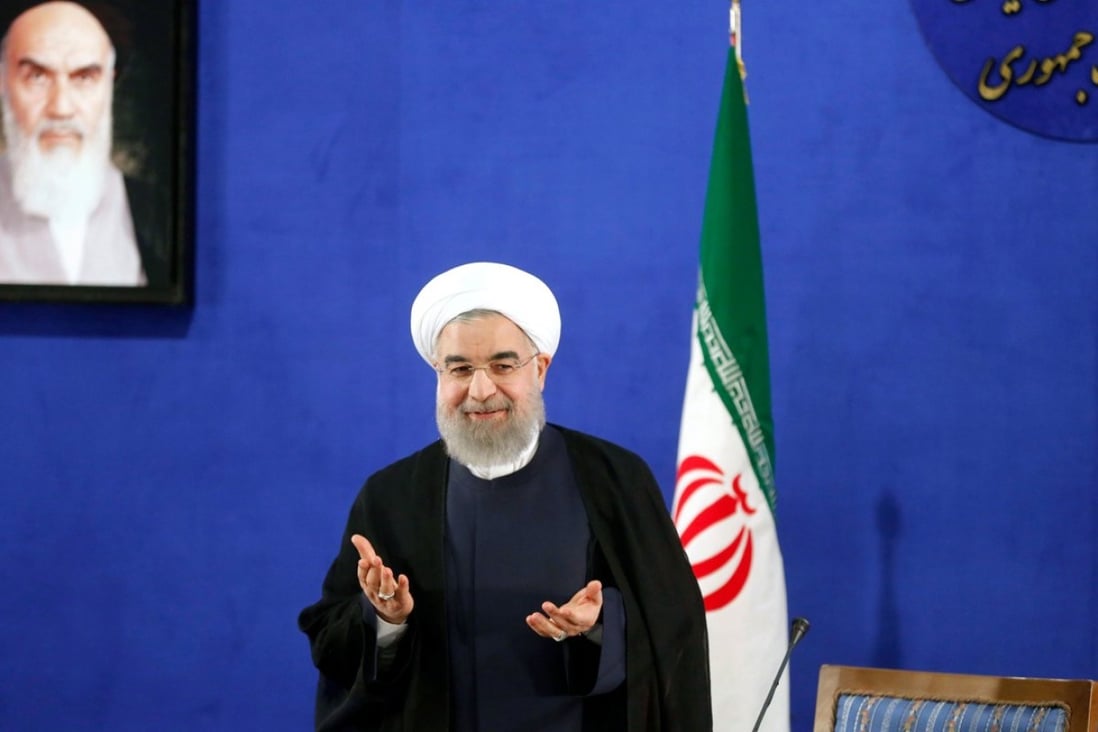 Media reported that Rouhani said that the Arab Islamic American summit in Riyadh was a show, and Iran is the one who really fight against terrorism alongside the countries in the region. Photo: EPA