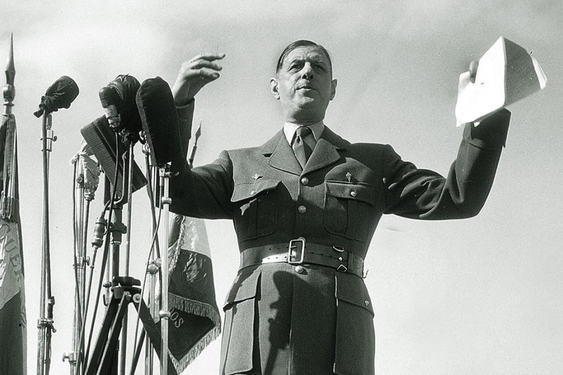 General Charles de Gaulle led the Free French Forces in London from 1940-44 and reshaped the country’s political landscape after the war, founding the Fifth Republic in 1958. He remains a revered figure to many French people. File photo: AP
