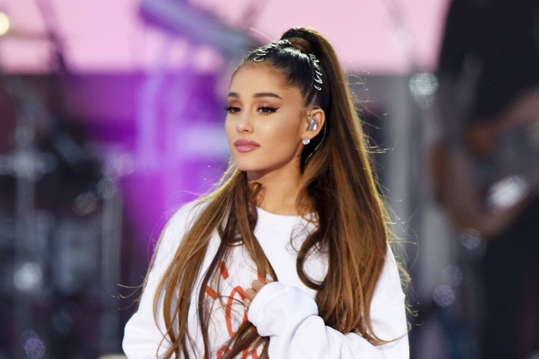 US musician Ariana Grande performs at the One Love Manchester benefit concert for the families of the victims of the May 22, Manchester terror attack. Her World Tour resumed in Paris on Wednesday. Photo: AFP