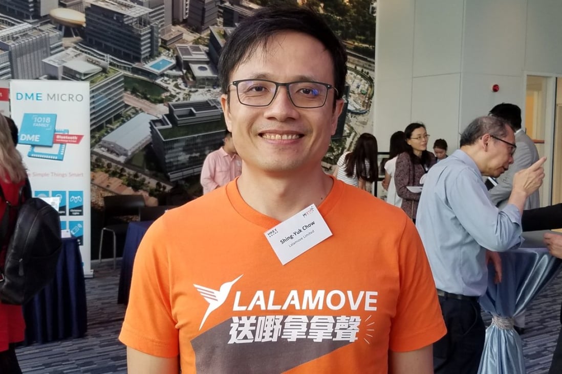Shing Chow started his company, Lalamove, from scratch. Photo: Handout