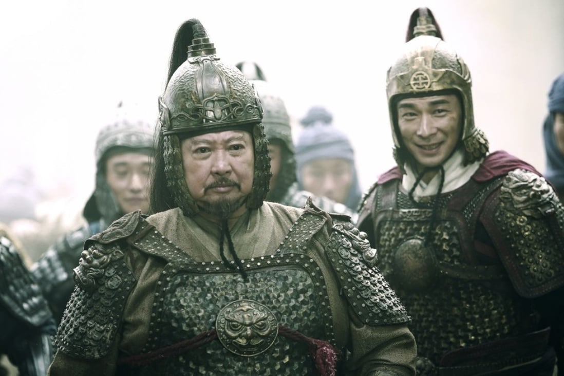 Sammo Hung (front) and Vincent Zhao in a still from God of War (category IIB, Putonghua, Japanese), directed by Gordon Chan.