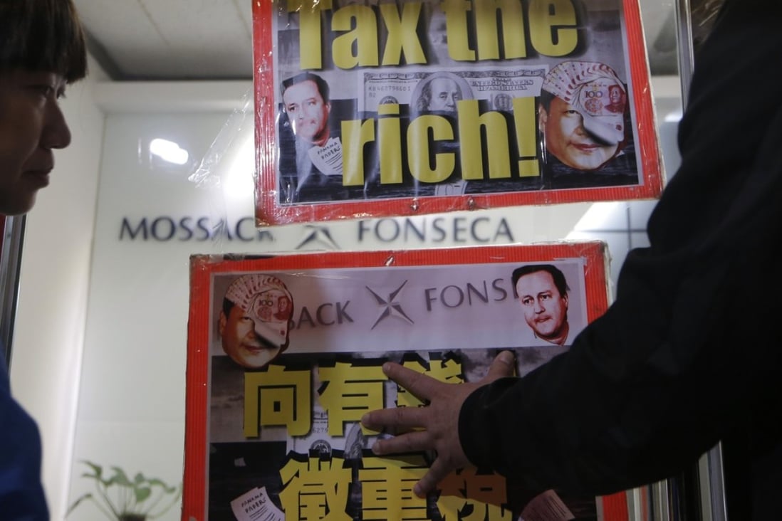 The Hong Kong office of the law firm Mossack Fonseca, which was embroiled in the Panama Papers scandal last year. Picture: AP