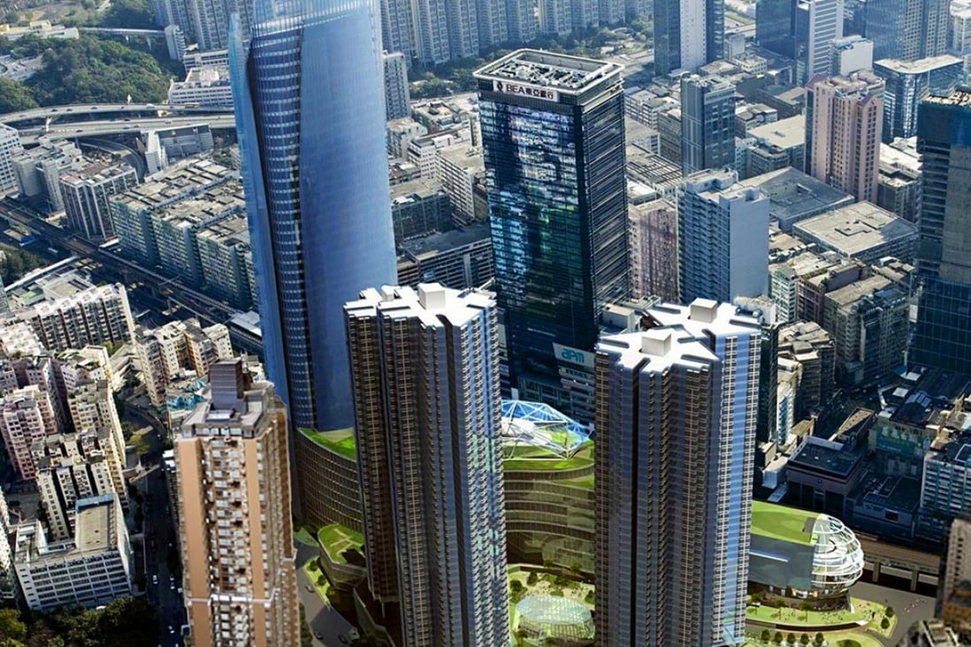 Artist’s impression of the redevelopment project at Kwun Tong town centre.
