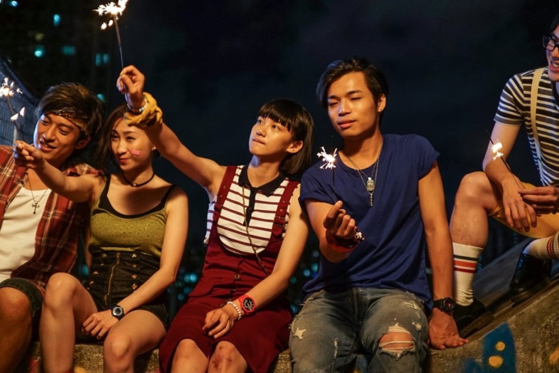 From left: Kyle Li, Mary Ma, Angela Yuen, Sean Pang and King Wu in the film Our Seventeen (category IIB; Cantonese, Putonghua), directed by Emily Chan.