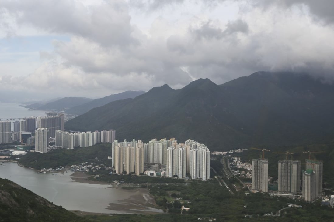 One of the three residential land sites up for tender is on Lantau Island. Photo: Xiaomei Chen