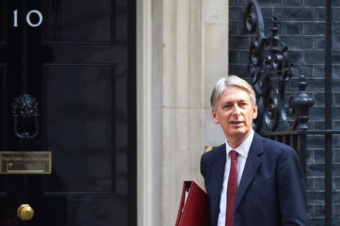 Some leading members of Britain’s ruling Conservative Party want finance minister Philip Hammond to become prime minister, a report said, replacing Theresa May and steering the country through the Brexit process. Photo: AFP