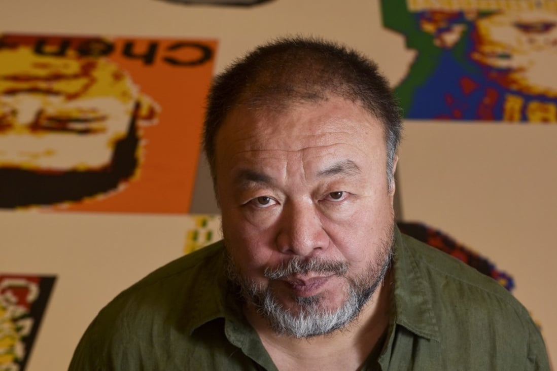 Internationally known artist and activist Ai Weiwei at the Hirshhorn Museum and Sculpture Garden in Washington for his new exhibit, "Ai Weiwei: Trace at Hirshhorn." Photo: Washington Post