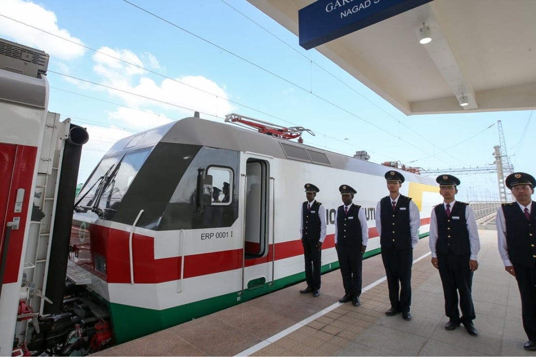 The inauguration ceremony of the railway linking Djibouti with the Ethiopian capital of Addis Ababa, mostly financed by China and built by a Chinese company. Photo: Felix Wong