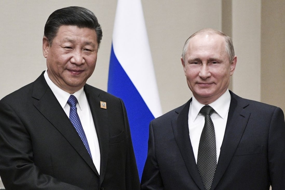 Xi Jinping and Russian President Vladimir Putin in Astana, Kazakhstan on June 8. Photo: AP