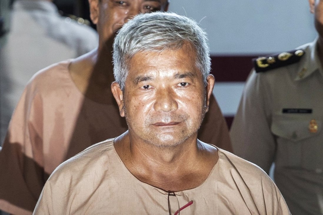 Lieutenant General Manas Kongpan in court in 2015. Photo: Reuters