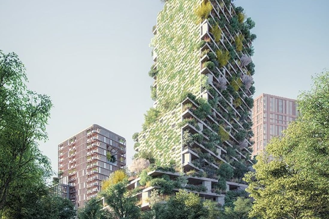 Stefano Boeri Architetti is building a smog-eating 'vertical forest tower' in Utrecht, which will feature luxury apartments and 300 species of plants